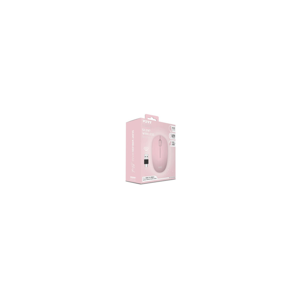 Souris collection Wireless 3 boutons USB Rose