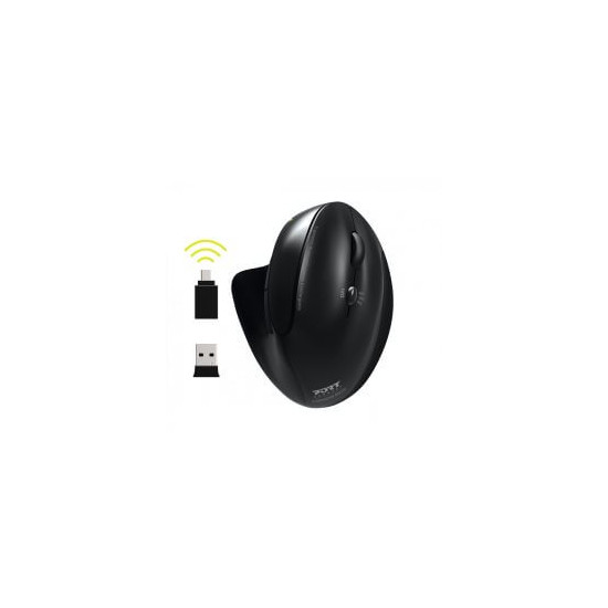 Souris wireless BT ergonomique droitier +récepteur