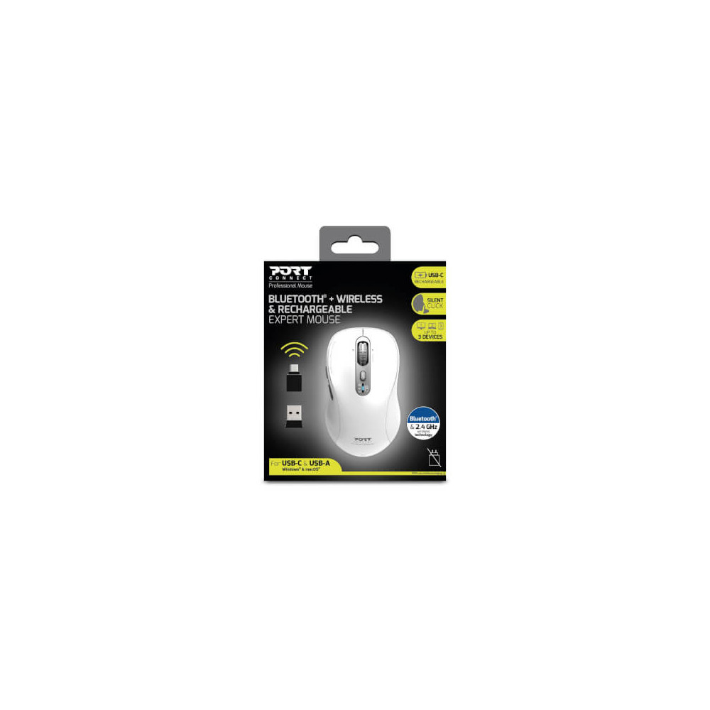 Souris expert rechargeable Bluetooth &radio 2,4Ghz