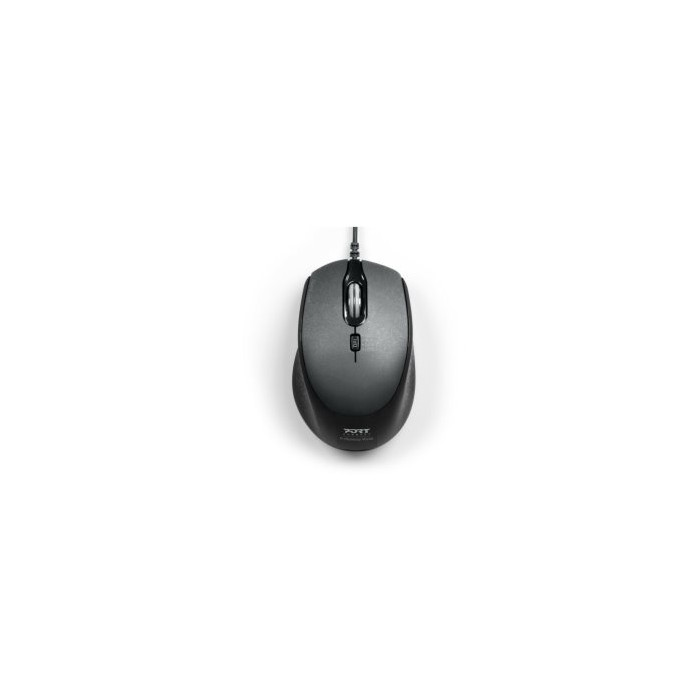 Souris filaire Office Silent Pro noir USB A&C bulk