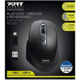 Souris Executive rech. Wireless Bluetooth & 2,4Ghz