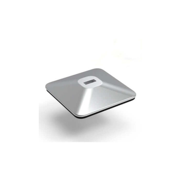 Point d'ancrage adhésif en aluminium 40x40x6mm