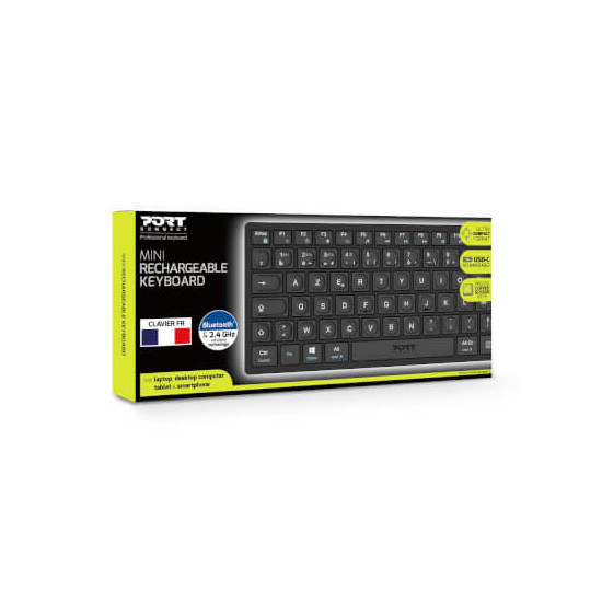 Clavier Bluetooth rechargeable Mini Pro