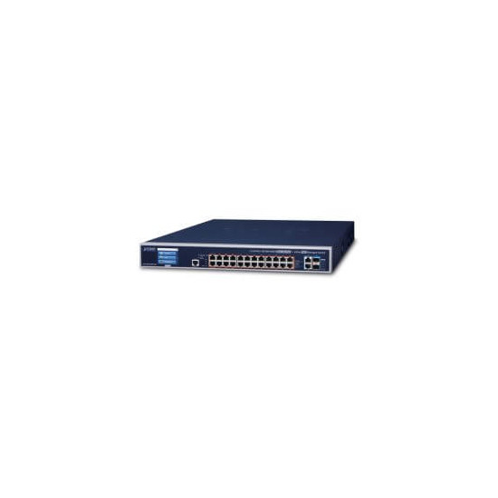 Switch 19" L3 24 ports Giga PoE bt + 2combo 10Giga