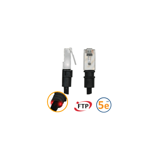 Cordon réseau RJ45 Patchsee Cat 5e FTP 0.6m