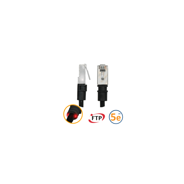 Cordon réseau RJ45 Patchsee Cat 5e FTP 2.1m