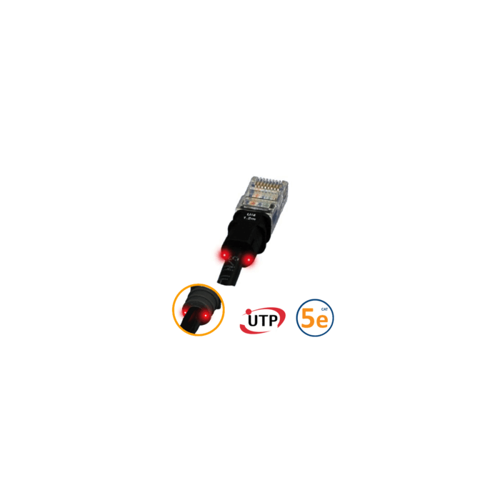 Cordon réseau RJ45 Patchsee Cat 5e UTP 0.6m
