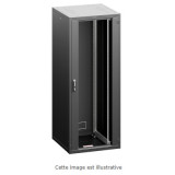 Baie Serv noire 15U 800x1000 porte verre 800kg