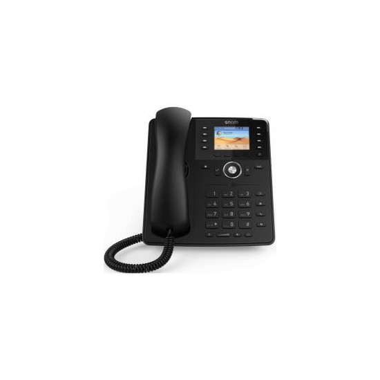 Téléphone SIP D735 personnalisé noir