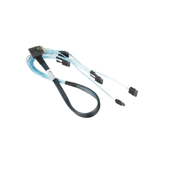 Cable mini SAS SAS (SFF-8654) x8 to 8x SATA 1m