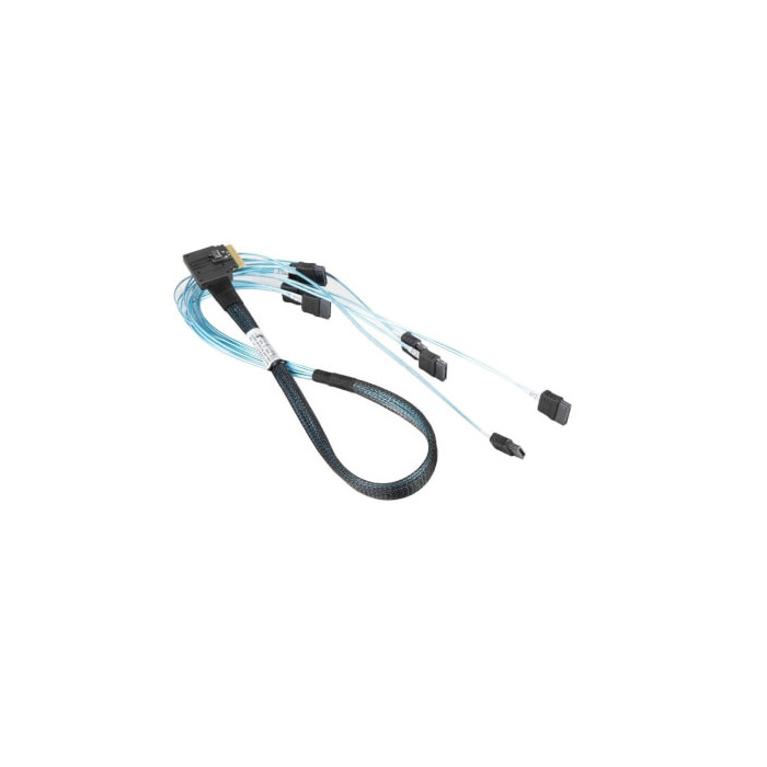 Cable mini SAS SAS (SFF-8654) x8 to 8x SATA 1m