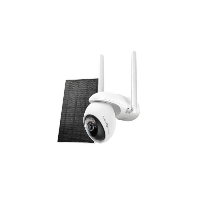 Kit de caméra de sécurité Pan/Tilt WiFi/4G solaire