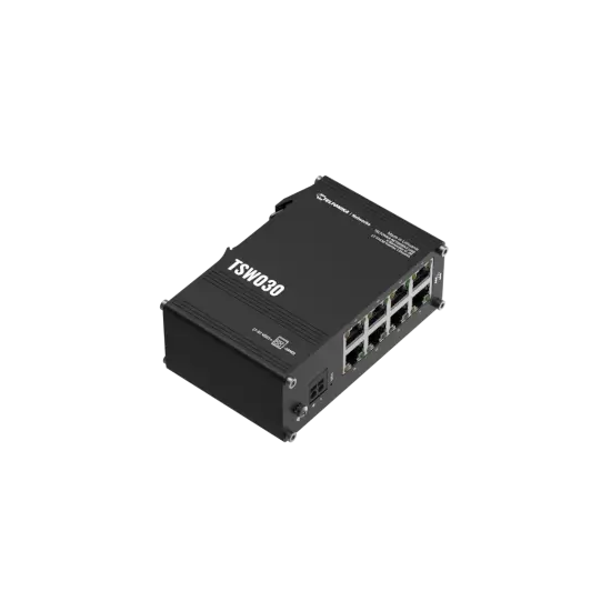 Switch industriel 8 ports 100Mbits IP30 -40/+75°C