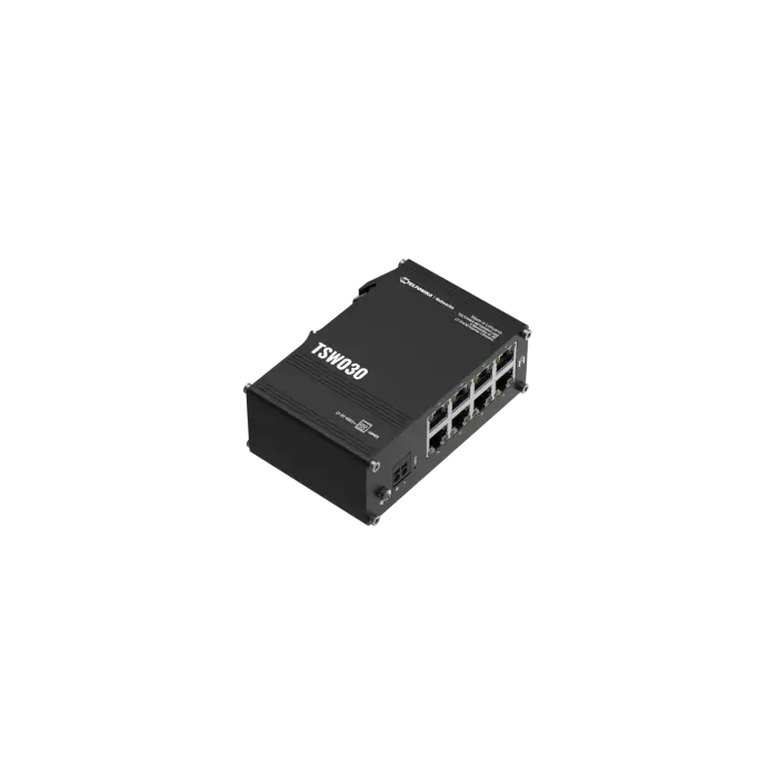 Switch industriel 8 ports 100Mbits IP30 -40/+75°C