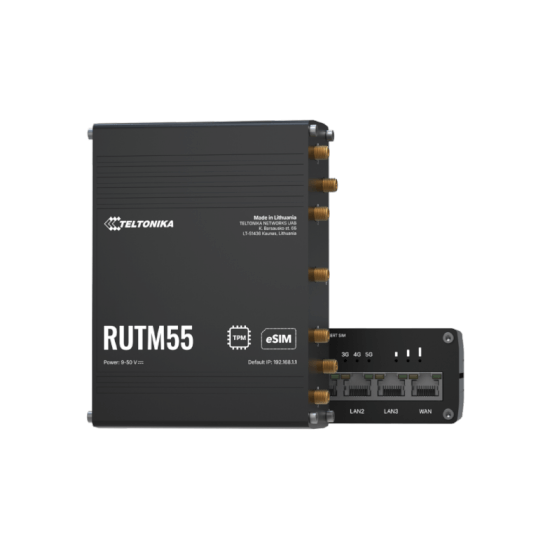Routeur LTE Cat18 5G SIM+E-SIM I/O RS232 et RS485