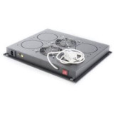 Chapeau de ventilation 2 ventil + thermostat noir