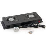 Chapeau de ventilation 2 ventil + thermostat noir