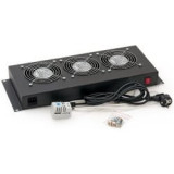 Chapeau de ventilation 3 ventil + thermostat noir