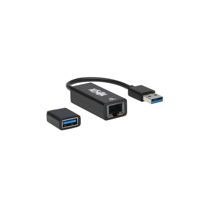 Adaptateur USB 3.2 type A/C vers réseau RJ45 Giga