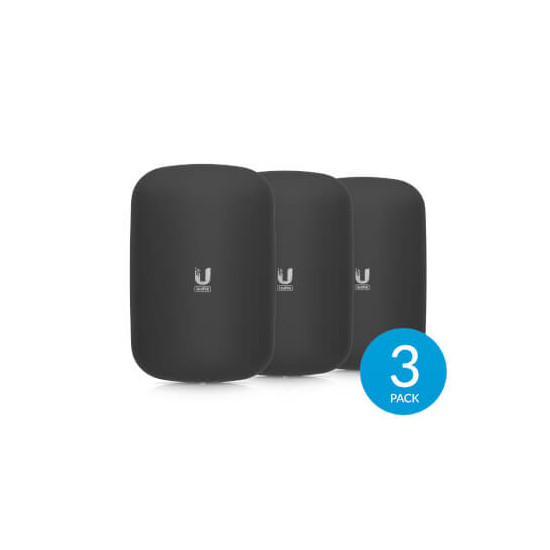 Pack de 3 caches pour U6 Extender black
