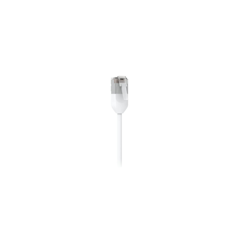 Cordon RJ45 outdoor 15m Cat 6A blanc