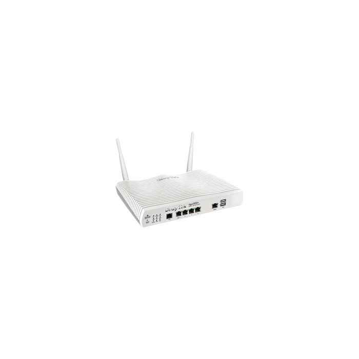 Modem routeur ADSL2 1 Wan 4 Lan Giga 32 VPN Wifi n