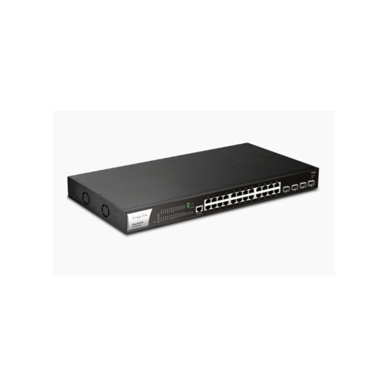 Switch L2+ 24 ports Giga PoE 4x combo SFP+ 400W