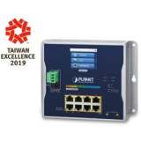 Switch mural LCD L3 8 ports Giga PoE at 240W 2xSFP