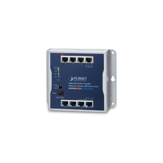 Switch mural 8 ports Giga dont 4 PoE at 60W