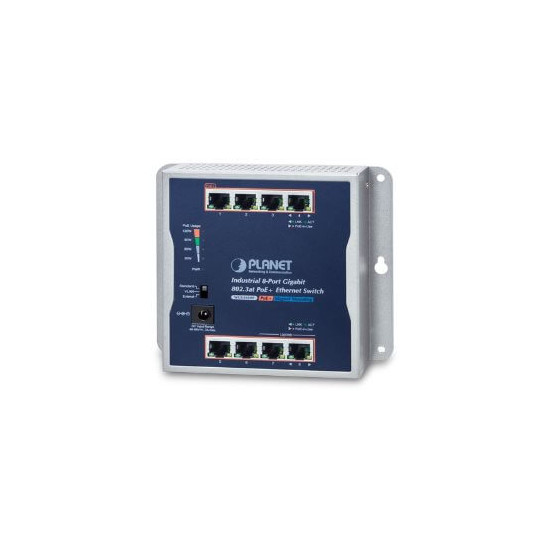 Switch mural 8 ports Giga PoE at 120W