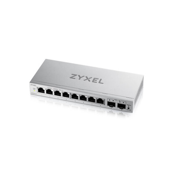 Switch smart 8 ports Giga + 2SFP fanless
