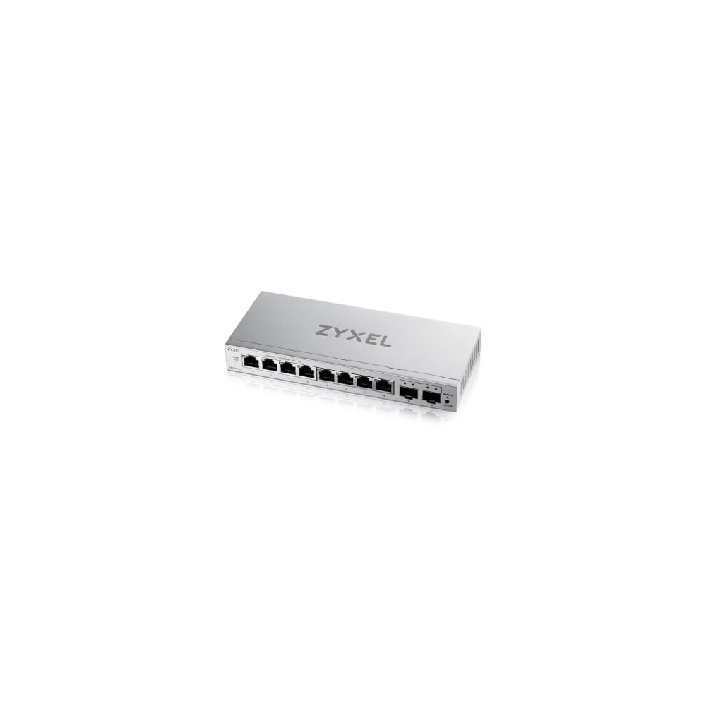 Switch smart 8 ports Giga + 2SFP fanless