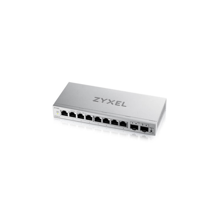 Switch smart 8 ports Giga + 2SFP fanless