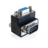 Adaptateur VGA coudé 270° DB15M / DB15F