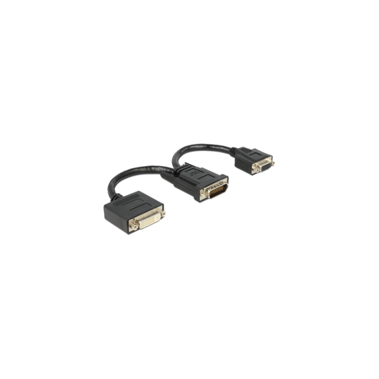 Adaptateur DMS-59 mâle vers DVI24+5 /VGA f. 20cm