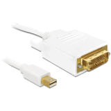 Câble Mini Displayport Mâle - DVI 24+1 M blanc 2m