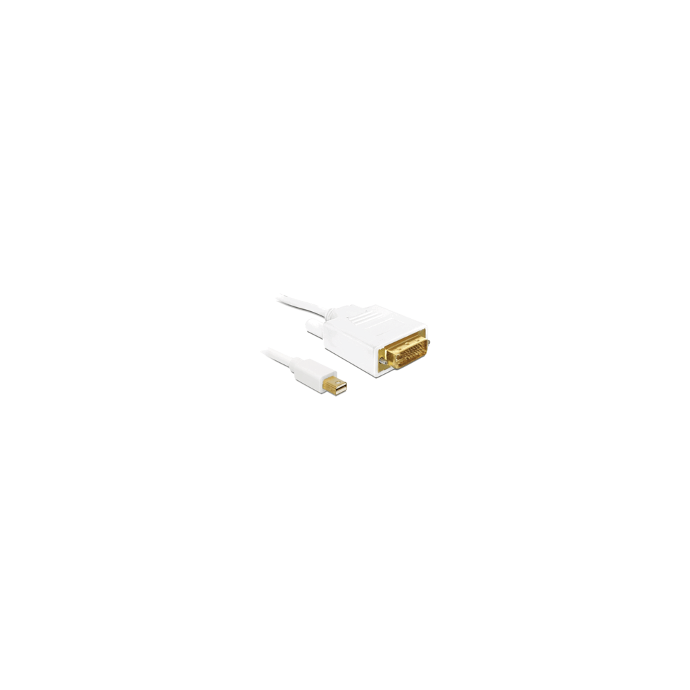 Câble Mini Displayport Mâle - DVI 24+1 M blanc 3m