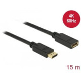 Câble prolongateur DisplayPort 1.2 4K 60Hz M/F 15m