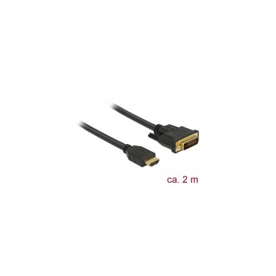 Câble bi-directionnel HDMI vers DVI 24+1 2m