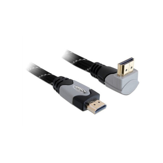 Câble vidéo HDMI 4K High speed coudé vertical 3m