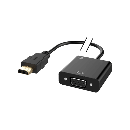 Câble vidéo HDMI vers VGA + AUDIO 1,8m