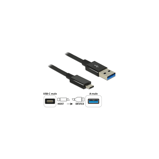 Câble USB SuperSpeed 3.1 Type C / A M 1m