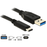 Câble USB SuperSpeed 3.2 A M Type C 1m