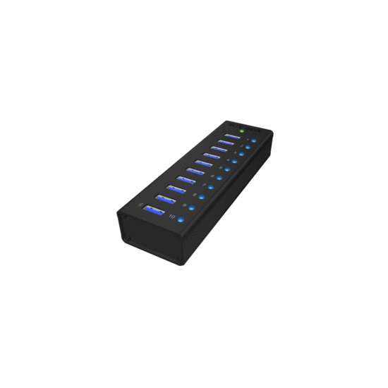 Hub USB 3.0 externe 10 ports avec alimentation