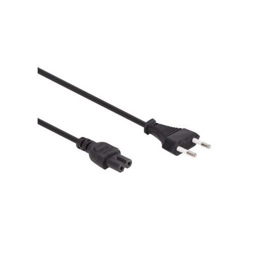 Câble d'alimentation secteur sans terre 2P 2m