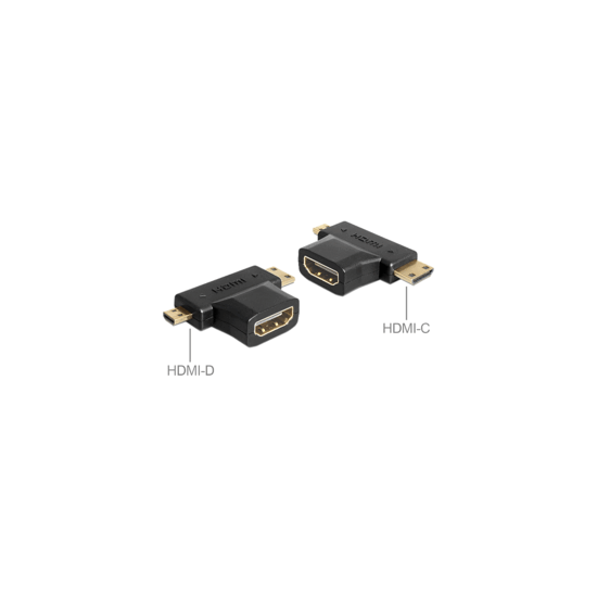 Adaptateur vidéo HDMI-A F / HDMI-C M / HDMI-D M