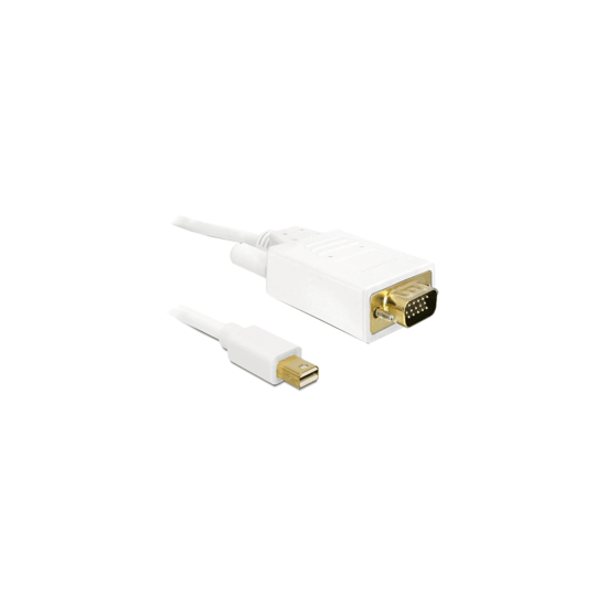 Câble Mini Displayport Mâle - VGA M blanc 2m