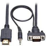 Câble vidéo HDMI vers VGA + AUDIO 1,8m