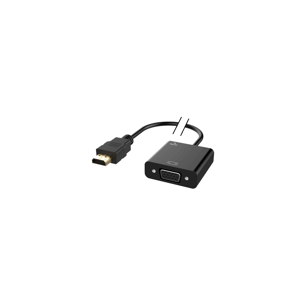 Câble vidéo HDMI vers VGA + AUDIO 1,8m