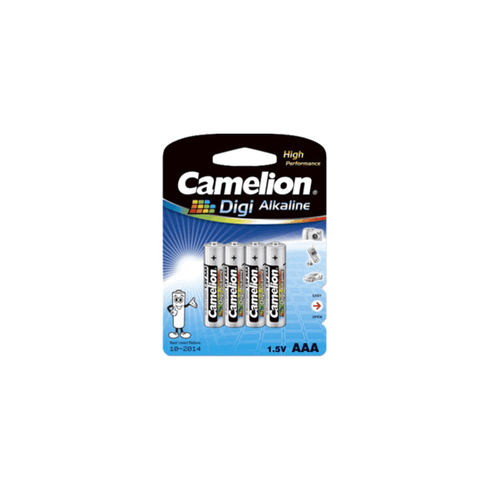 Pack 4 piles Digi alcaline LR03 AAA Long life